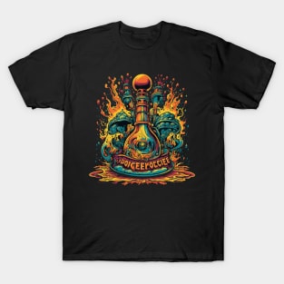 Retro Record Player Psychedelia T-Shirt